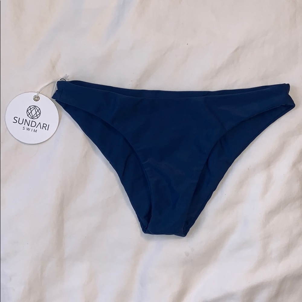 NWT!! Blue swim bottoms. SMALL